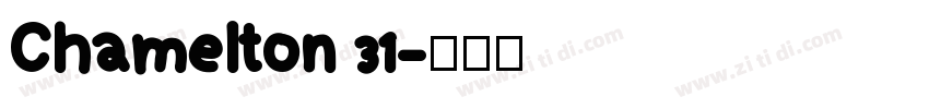Chamelton 31字体转换